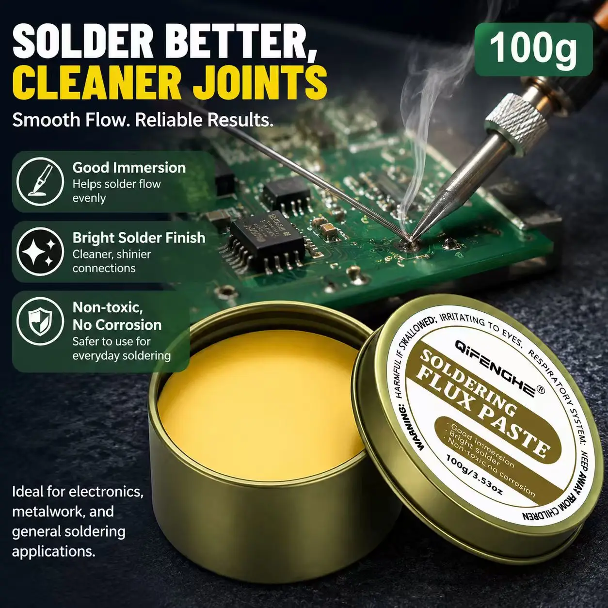 Lötpaste mit Rosin-Flussmittel 10g/30g/100g Bleifreies – Bild 2