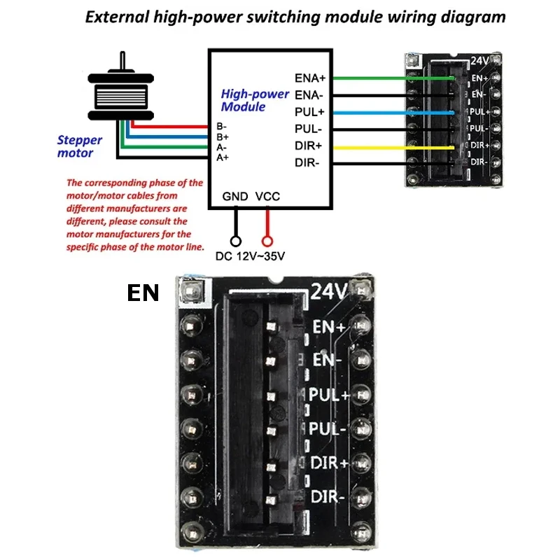 Schrittmotor-Treiber adapter modul Einfacher Plug-In-Ersatz für a4988 – Bild 5