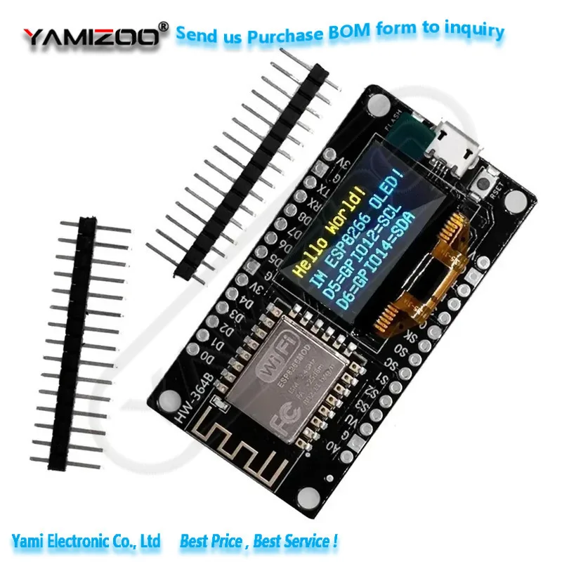 NodeMCU ESP8266 PaPaan Entwicklungsboard mit 0,96 Zoll OLED-Display – Bild 4