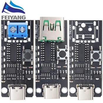 100W 5A USB-C Schnelllade-Triggerplatinenmodul PD/QC Decoy Board Schnellladung USB Typ-C PD 2.0 3.0