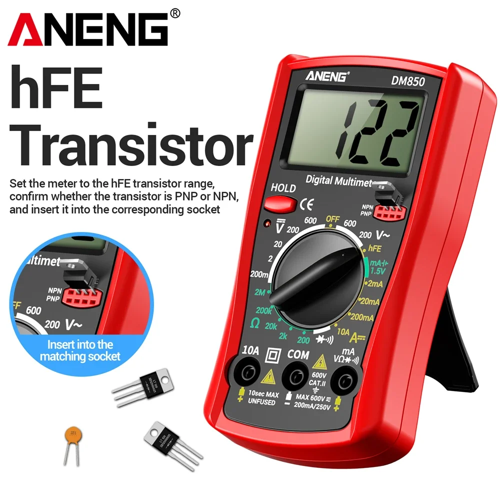 Intelligentes Digitales Multimeter Automatisch 1999 Messungen AC/DC – Bild 2