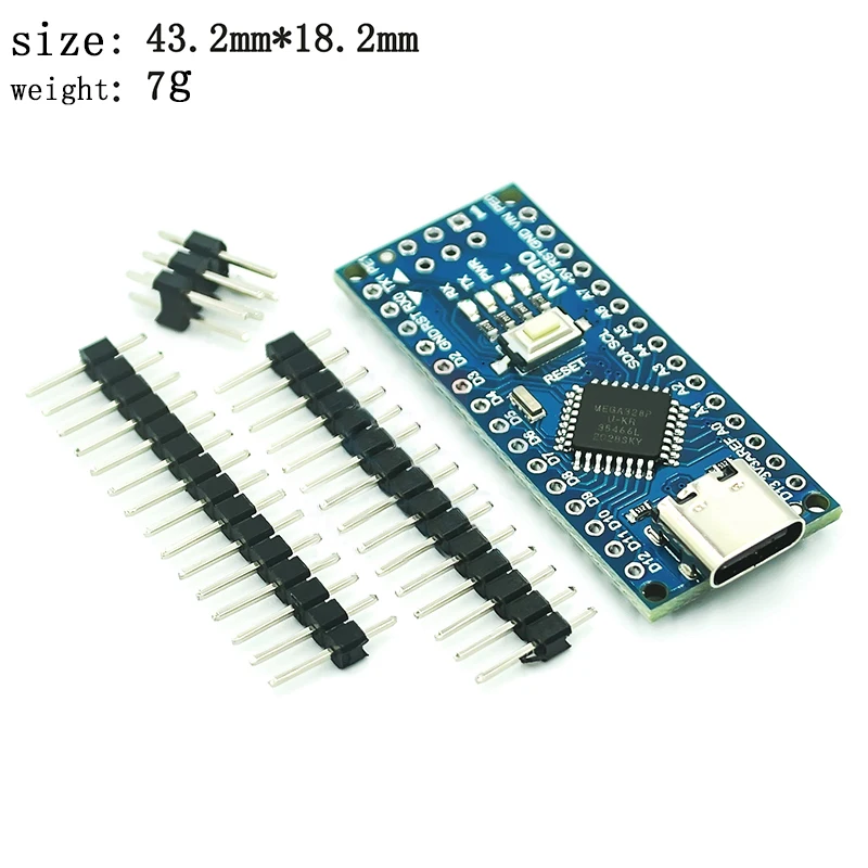 Typ-C / Micro USB CH340 Nano 3.0 ATmega328P Controller Board kompatibel für Arduino Nano CH340 USB-Treiber