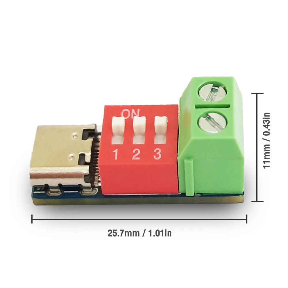 USB-C PD Trigger Board Modul PD/QC Decoy Board Schnellladung USB Typ-C – Bild 6