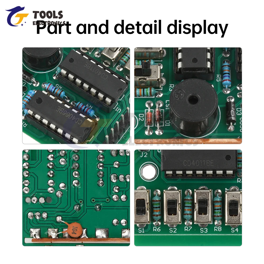 Elektronik-Lötkit, 16 Spieluhren, 16-Ton-Elektronikmodul, DIY-Kit – Bild 6