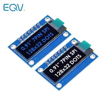 SSD1306 7PIN 0,91 zoll 128x32 SPI OLED Modul 0,91 "OLED Display Modul Weiß Blau OLED Bildschirm Bord