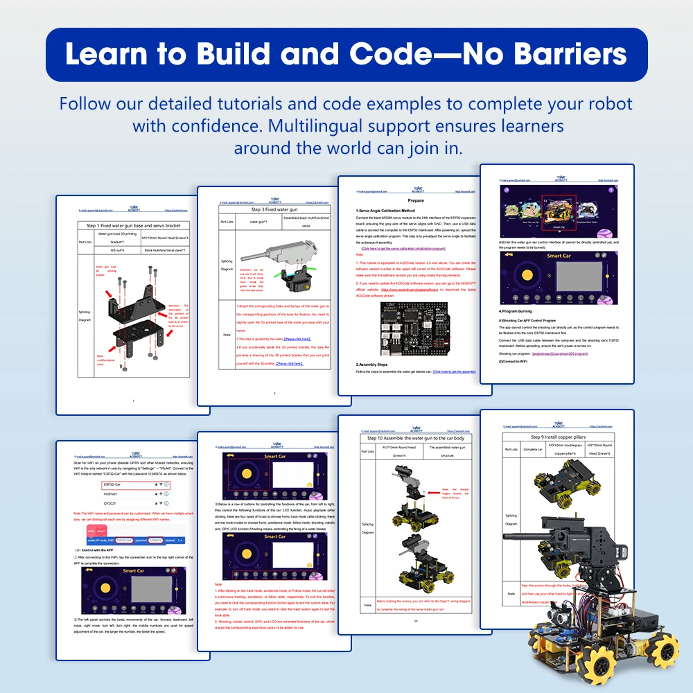 ACEBOTT ESP32 Programmierbares Roboter-Auto-Set für Arduino – Bild 6