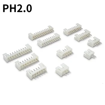 PH2.0 Pins Header Stecker 2P 3P 4P 5P 6Pin 2mm Pitch Für PCB jst gerade pins (50 Stück)