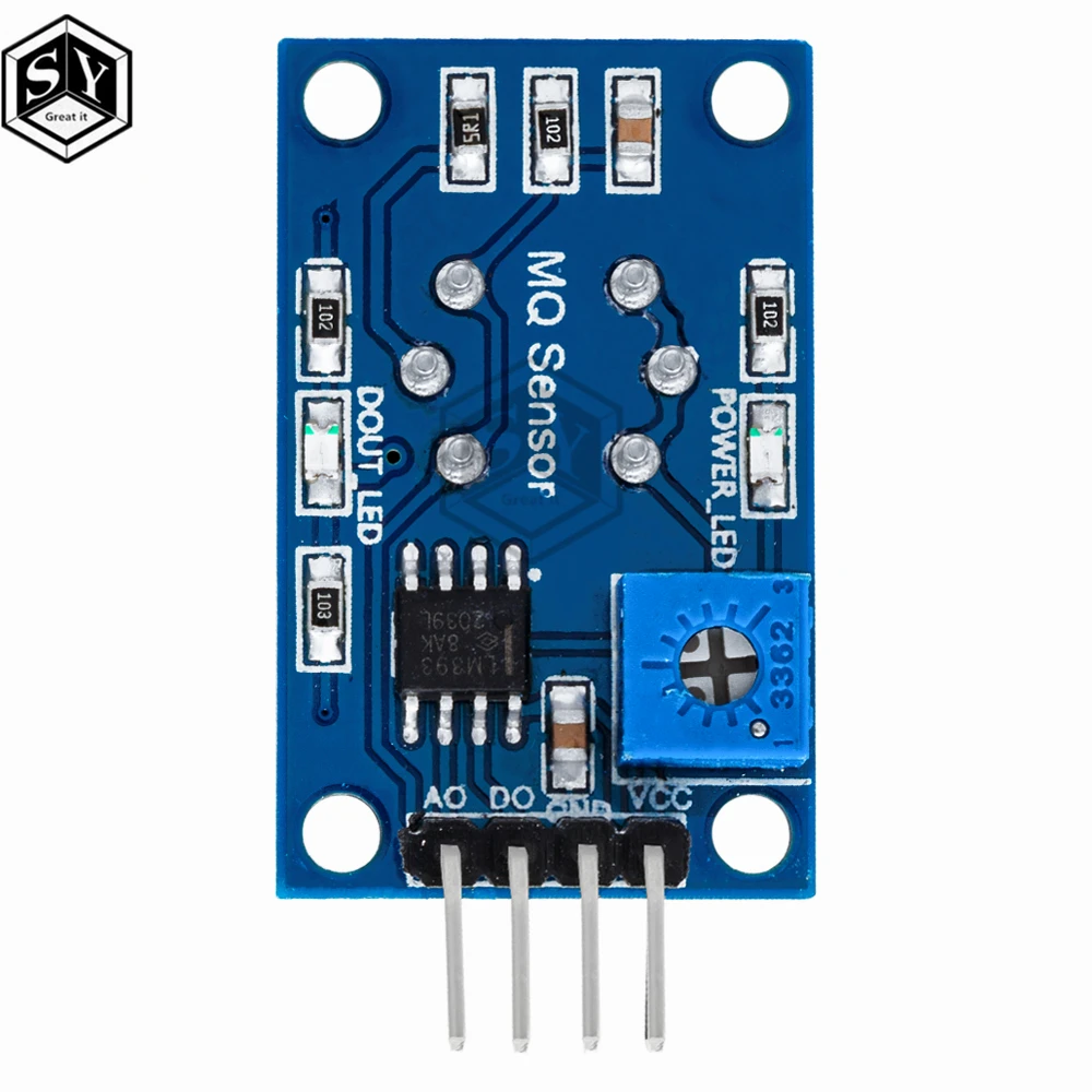 Gasdetektionssensor-Modul MQ-2 MQ-3 MQ-4 MQ-5 MQ-6 MQ-7 MQ-8 MQ-9 – Bild 5