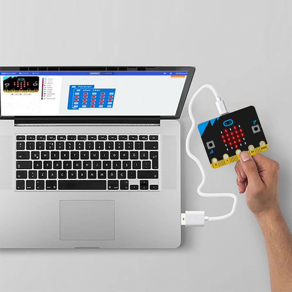 Micro:Bit V1.5 Entwicklungsboard Micro:Bit Smart Car Kit/Qtruck/Python – Bild 3