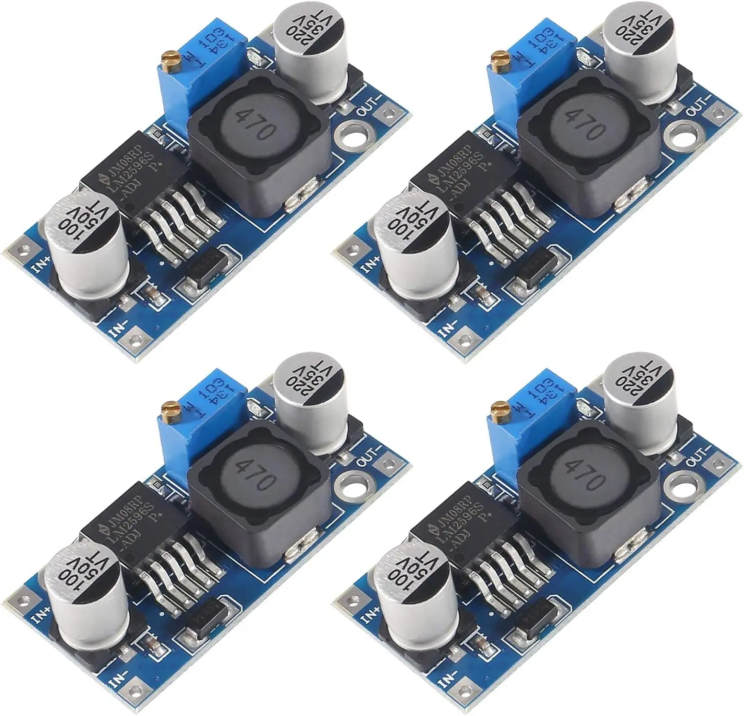 LM2596s DC-DC Step-Down-Stromversorgungsmodul 3A einstellbares Step-Down-Modul LM2596 Spannungsregler 24V 12V