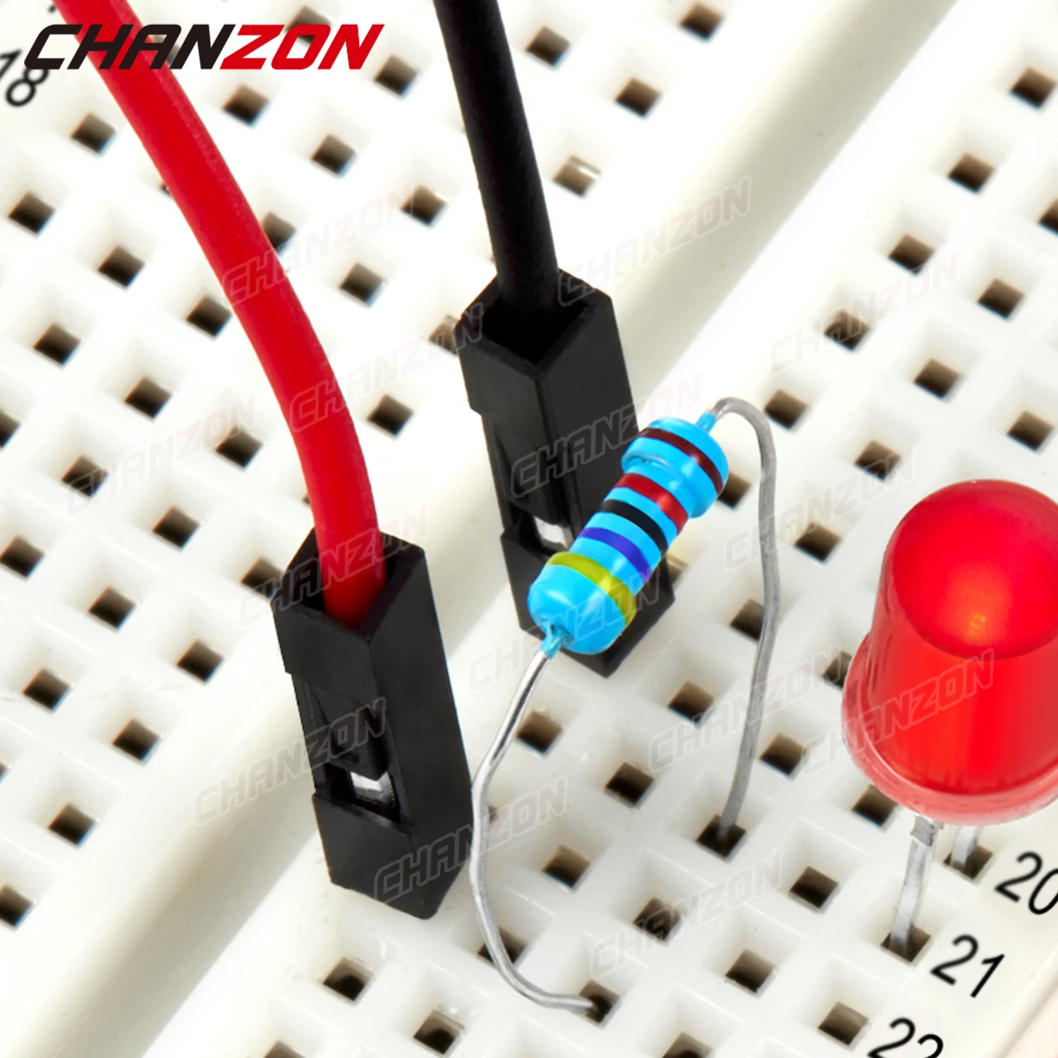 Breadboard-Kit 170/400/830 Tie Points lötfreies Prototyp-Kit Universal – Bild 4