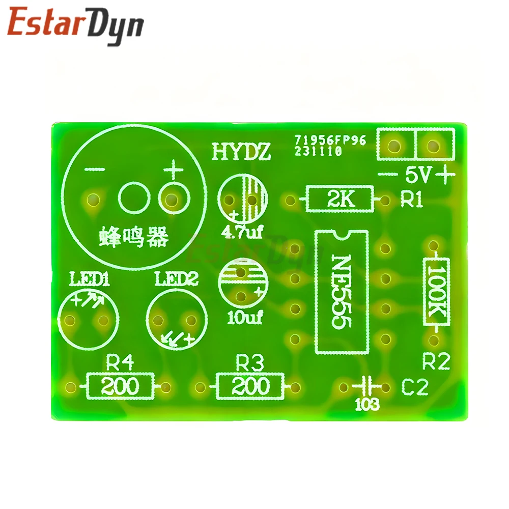 NE555 Astable Multivibrator Kit NE555P Nicht stabile Schaltung Dual – Bild 5