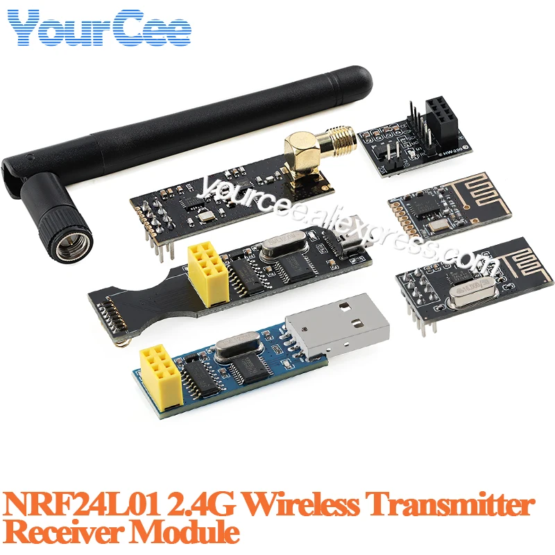 NRF24L01+PA+LNA NRF24L01 Mini 2,4GHz RF Drahtlosmodul Leistungsstarker – Bild 2