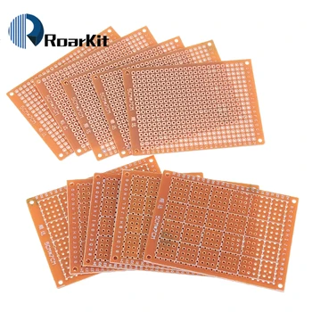 5*7 CM Universal PCB Board 5x7 cm 2,54mm Lochabstand DIY Prototyp Papier Leiterplatte Panel (10 Stück)