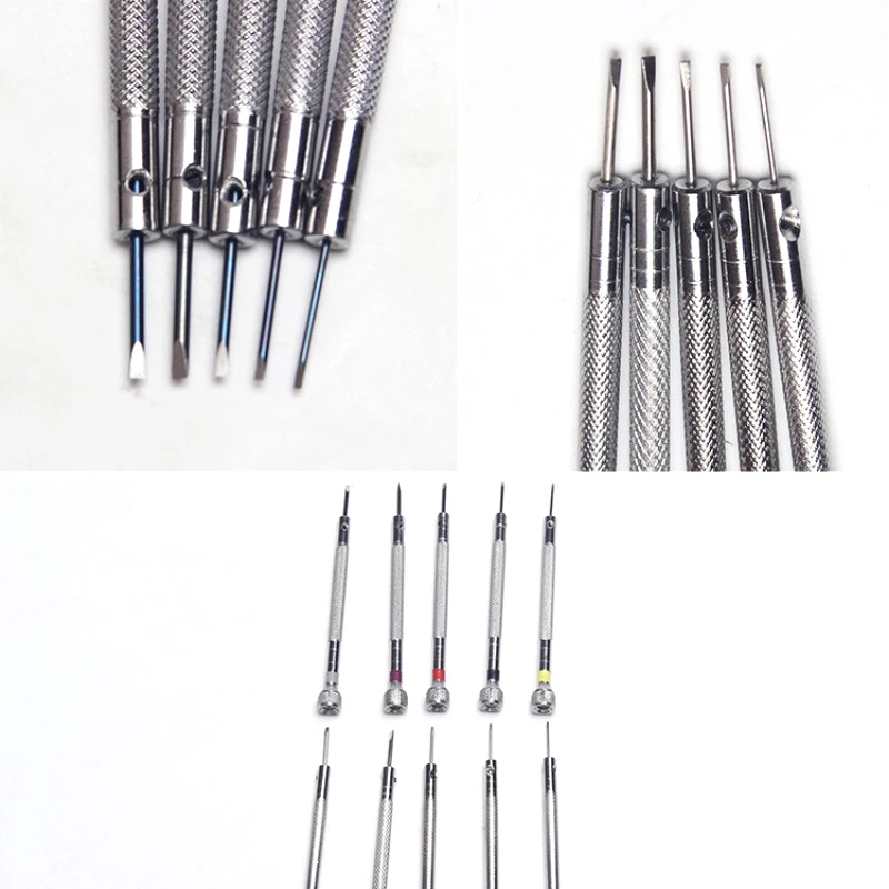 0,8-1,6 mm Stahl-Schraubendreher für die Uhrenreparatur, tragbare – Bild 6