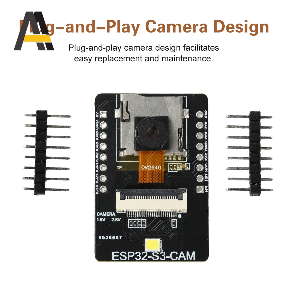 ESP32 S3 CAM OV2640 Kameramodul ESP32-S3 WLAN Bluetooth – Bild 5