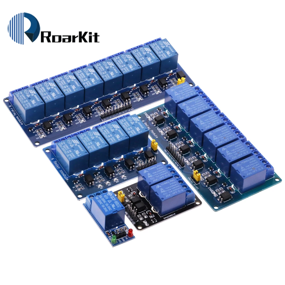 1 kanal 5V 12V Relais Modul Mit Optokoppler Relais Ausgang 1 2 4 6 8 Weg Modul Für arduino PLC Automatisierung