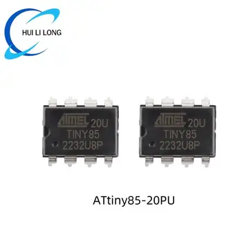 ATtiny85-20PU DIP-8 ATTINY85 DIP8 85-20PU ATTINY85-20 20U TINY85 DIP 8-Bit AVR Mikrocontroller Chip IC