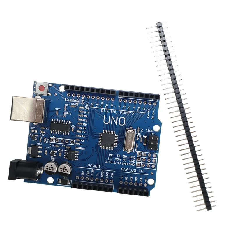 UNO R3-Entwicklungsboard mit ATmega328P-Chip mit Pin-Header – Bild 2