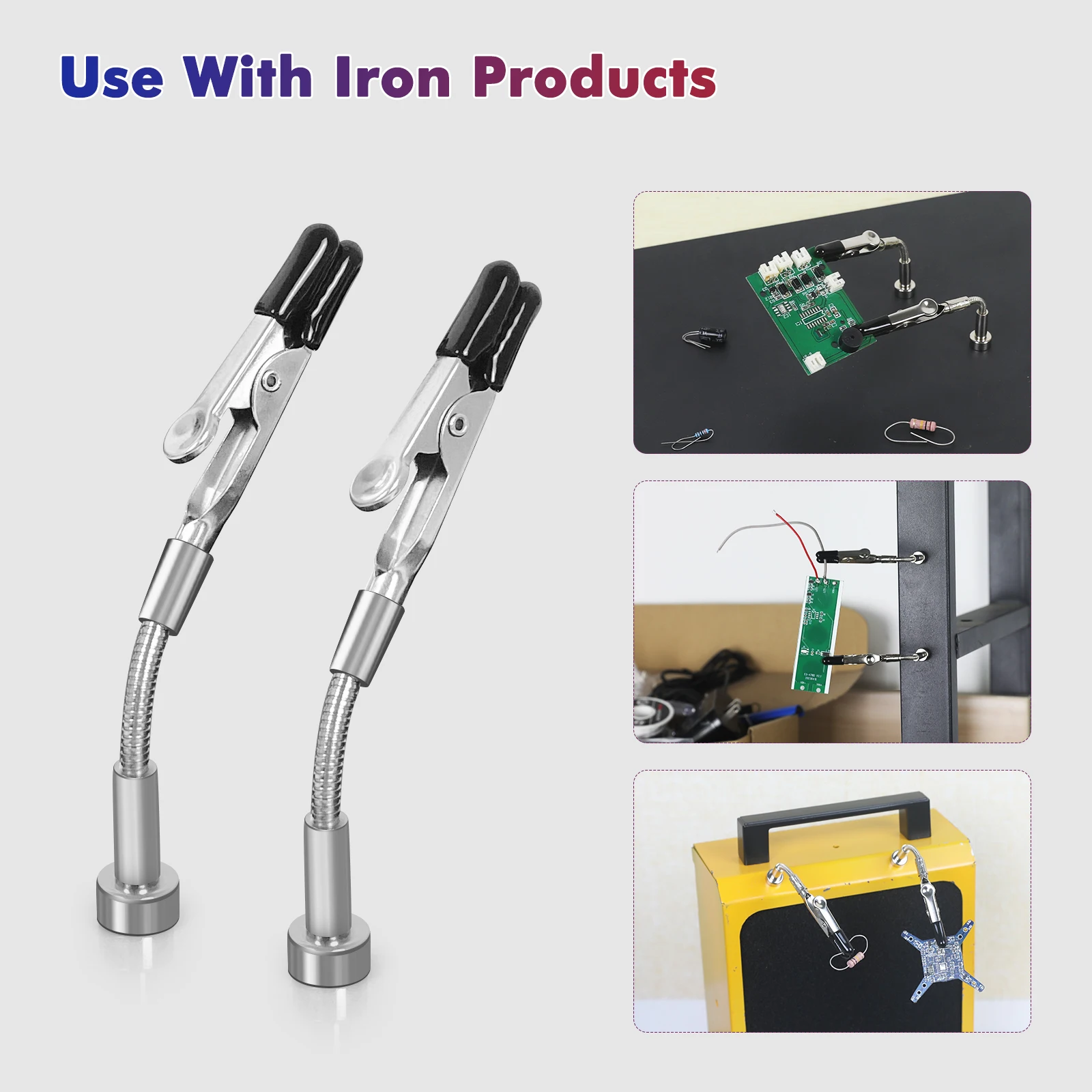 Löten Helfende Hände Magnetische Universal Flexible Arm Schweißen – Bild 4