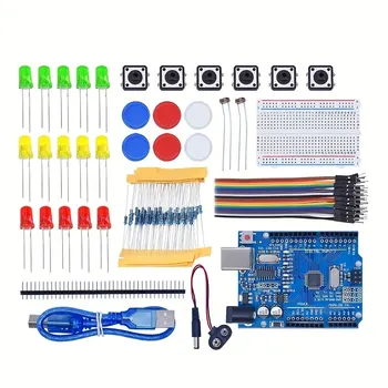 DIY elektronisches Starter-Kit für uno r3 Arduino Leiterplatte elektronik 12-in-1 programmier bare technische