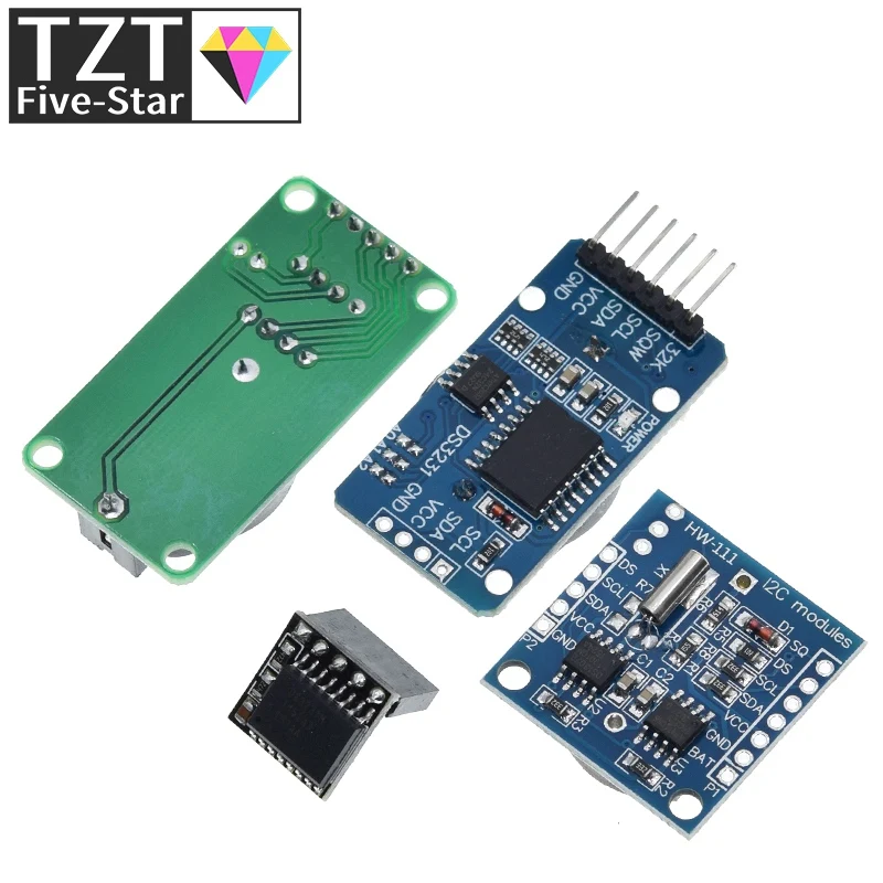 DS3231 AT24C32 IIC Modul DS1302 Präzision Uhr Modul DS1307 Speicher – Bild 6