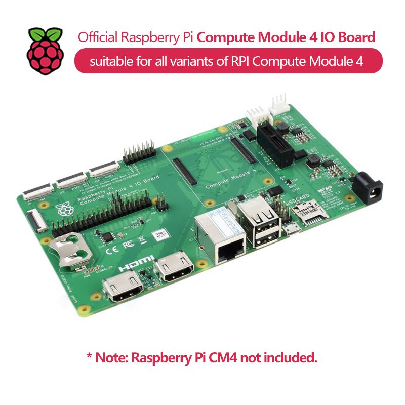 Raspberry Pi Compute Module 4 IO Board, geeignet für alle Varianten – Bild 2
