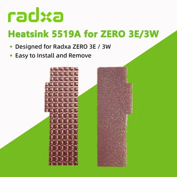 Radxa ZERO 3W / 3E Kühlkörper 5519A, einfach zu installieren und zu entfernen