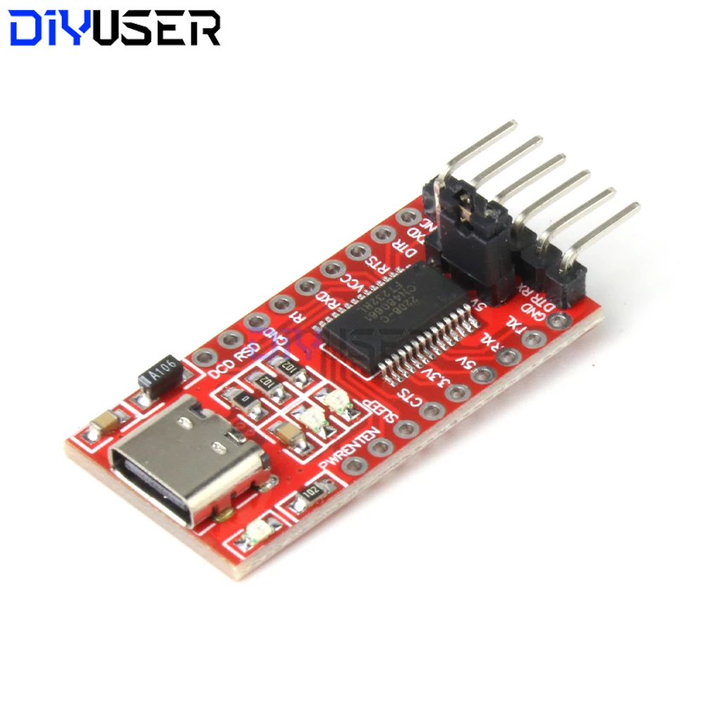 FT232RL USB zu TTL Serieller Konverter 3,3V/5V Dual-Spannung Pro Mini – Bild 4