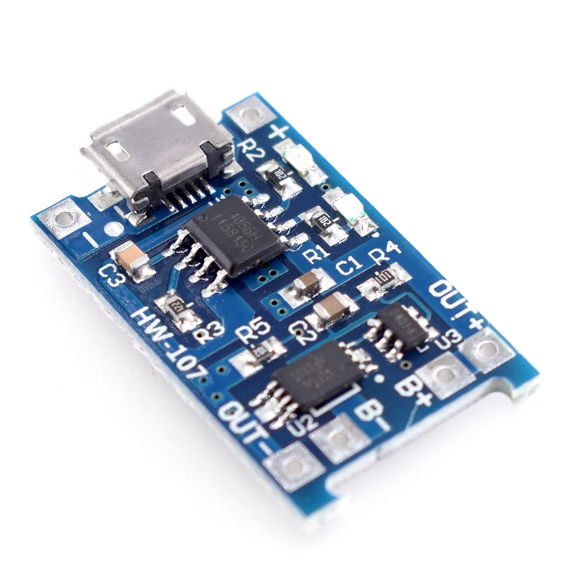 TP4056 1A 5V Lithium-Batterie-Ladeplatinenmodul Mini USB (20 Stück) – Bild 3