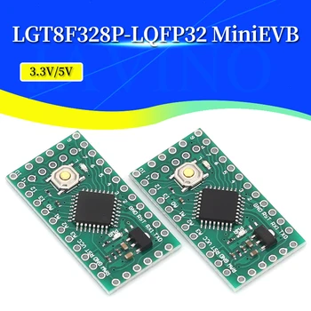 LGT8F328P LQFP32 MiniEVB Entwicklungsboard 3,3V/5V Ersatz für Pro Mini ATMEGA328P Vollständig kompatibel
