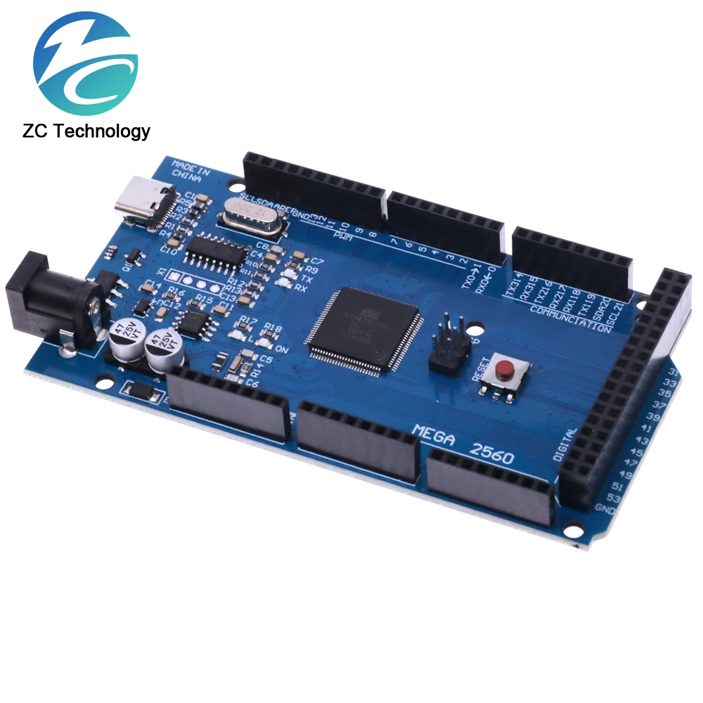 MEGA2560 MEGA 2560 R3 (ATmega2560-16AU CH340G) AVR USB board – Bild 6