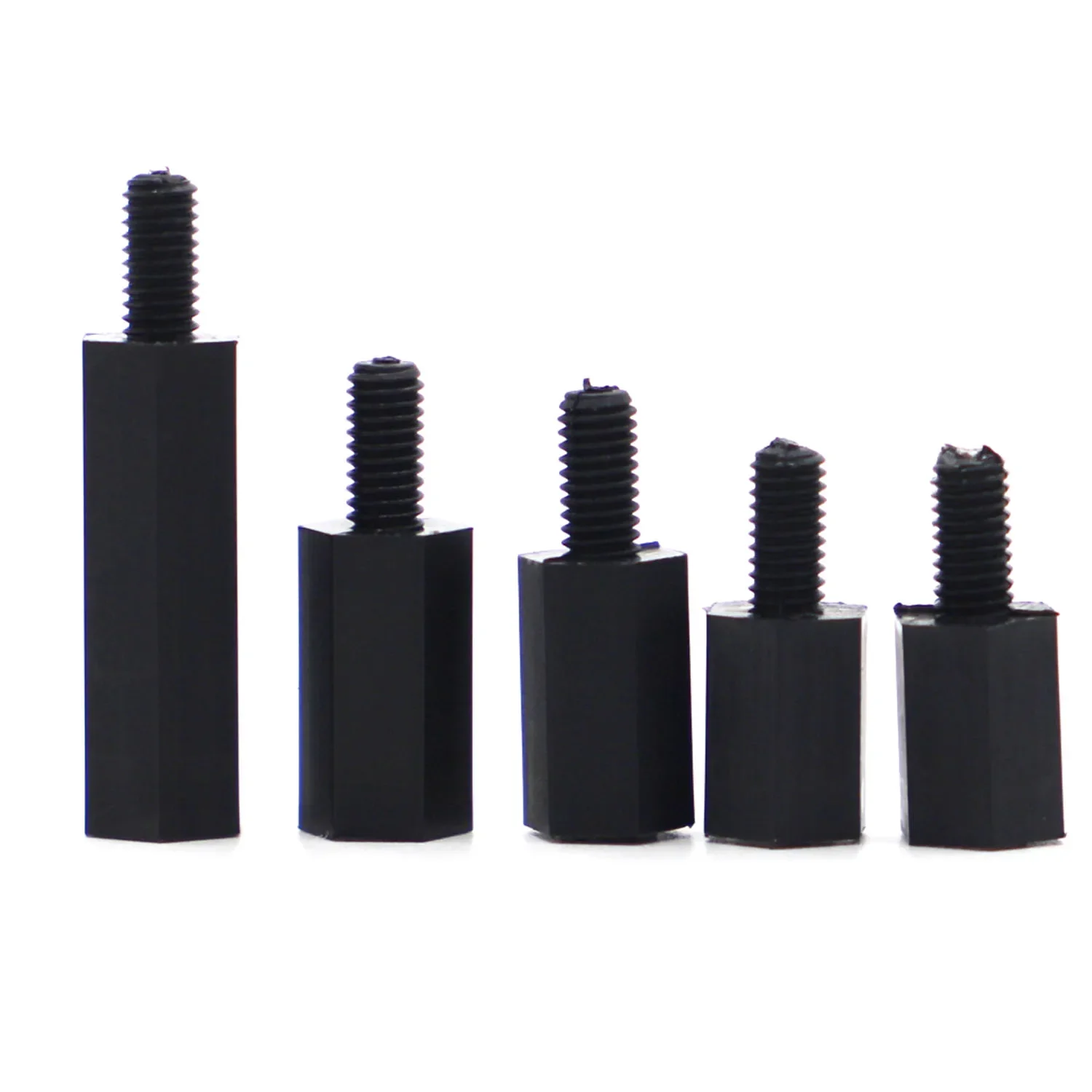 Männlich zu weiblich Nylon Abstandshalter M2 M2,5 M3 M4 * L + 6 mm – Bild 2