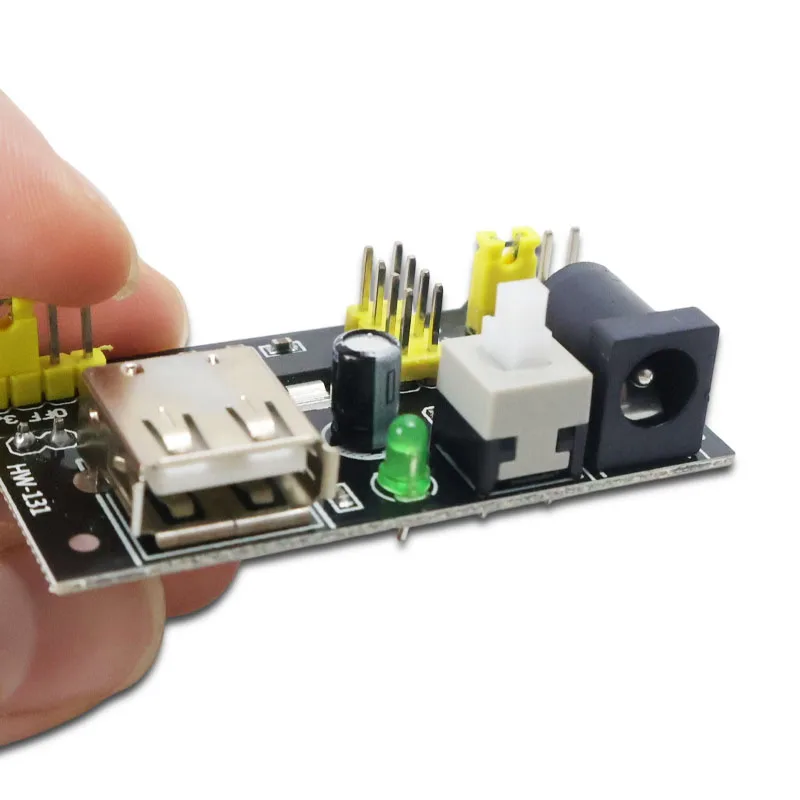 MB102 3,3 V 5 V MB102 Breadboard-Stromversorgungsmodul DC 6,5-12 V USB – Bild 6