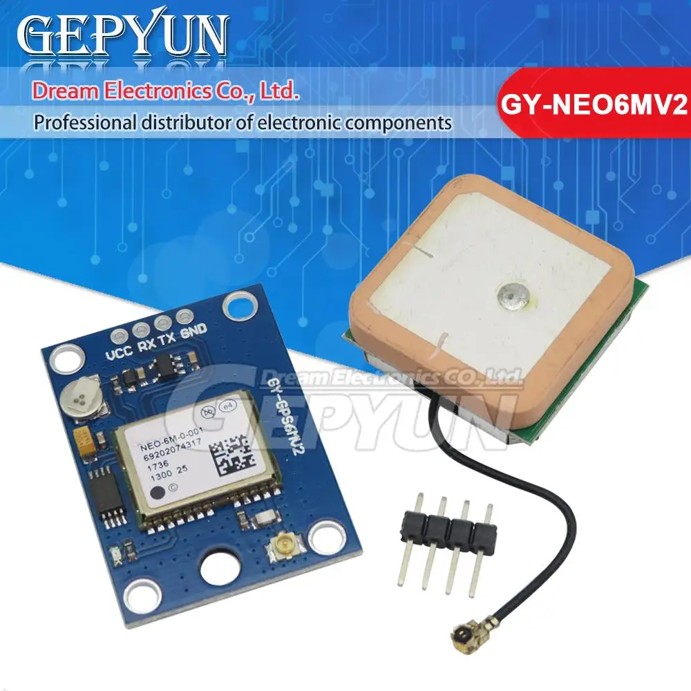 GY-NEO6MV2 NEO-6M GPS-Modul NEO6M mit Flight Control EEPROM MWC APM2.5 Große Antenne für Arduino