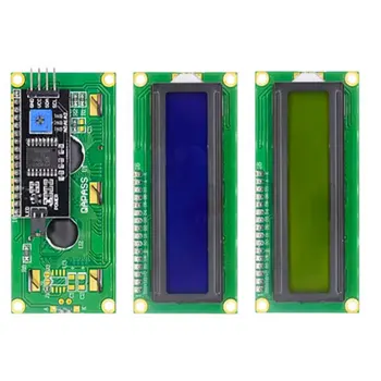 LCD1602A Blauer/Grüner Bildschirm IIC/I2C 1602 LCD-Modul, kompatibel mit R3-LED-Bildschirmanzeige