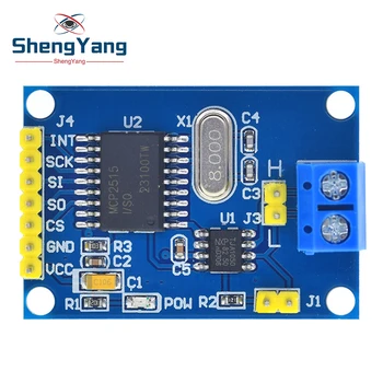 TZT MCP 2515 CAN Bus Modul Board TJA 1050 Empfänger SPI Für 51 MCU ARM Controller