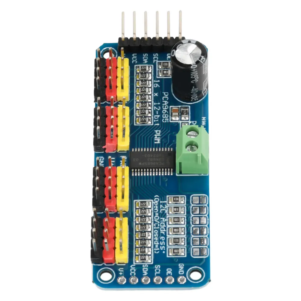PCA9685 16 Kanal 12-Bit PWM Servo Motor Treiber IIC Modul für Arduino – Bild 3