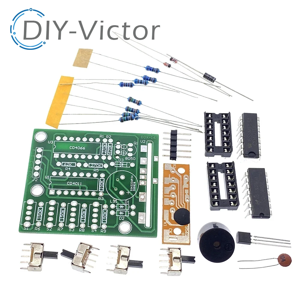 DIY elektronische 16-Musik-Soundbox DIY Kit Modul Löten Praxis – Bild 5