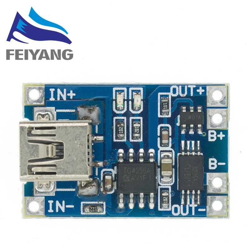 5V 1A Micro/Type-C/Mini 18650 TP4056 Lithium-Akku-Lademodul Ladeplatte – Bild 3
