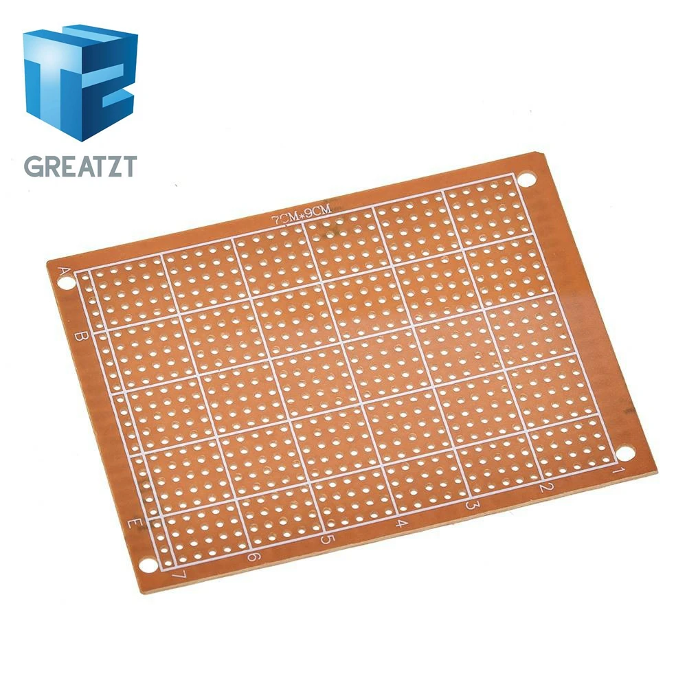 GREATZT 1PCS/10PCS 7x9 7*9cm Einseitig Prototyp Breadboard Universal – Bild 5