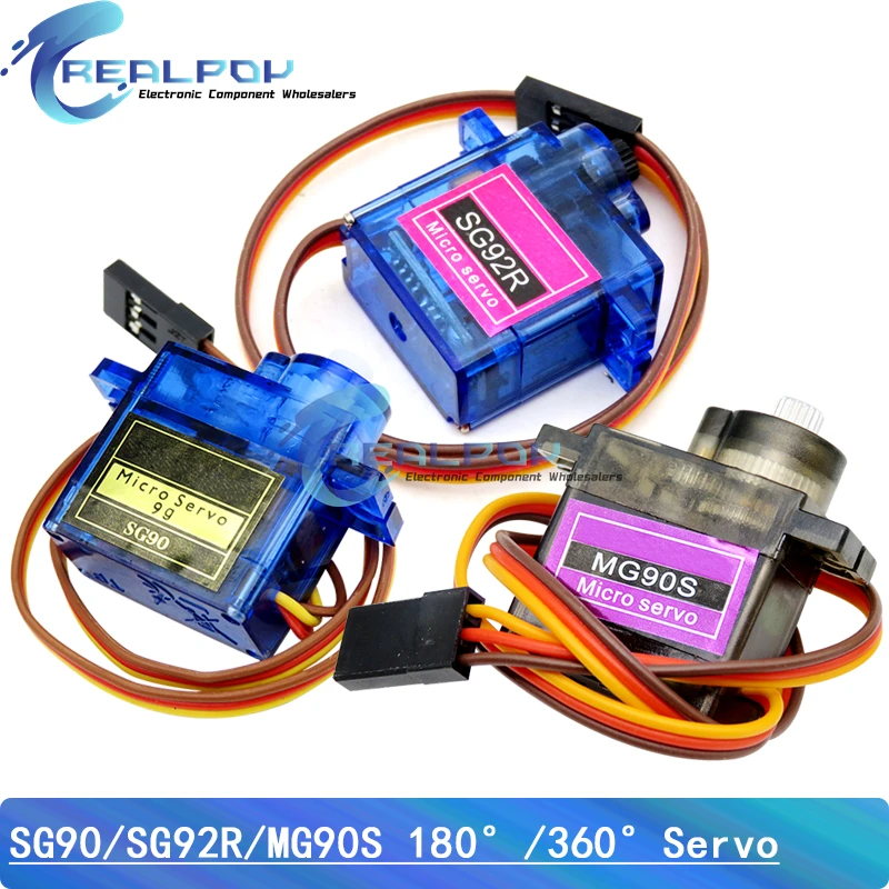 SG90 SG92R MG90S MG945 MG946R MG995 MG996R Servo Metall Getriebe – Bild 2