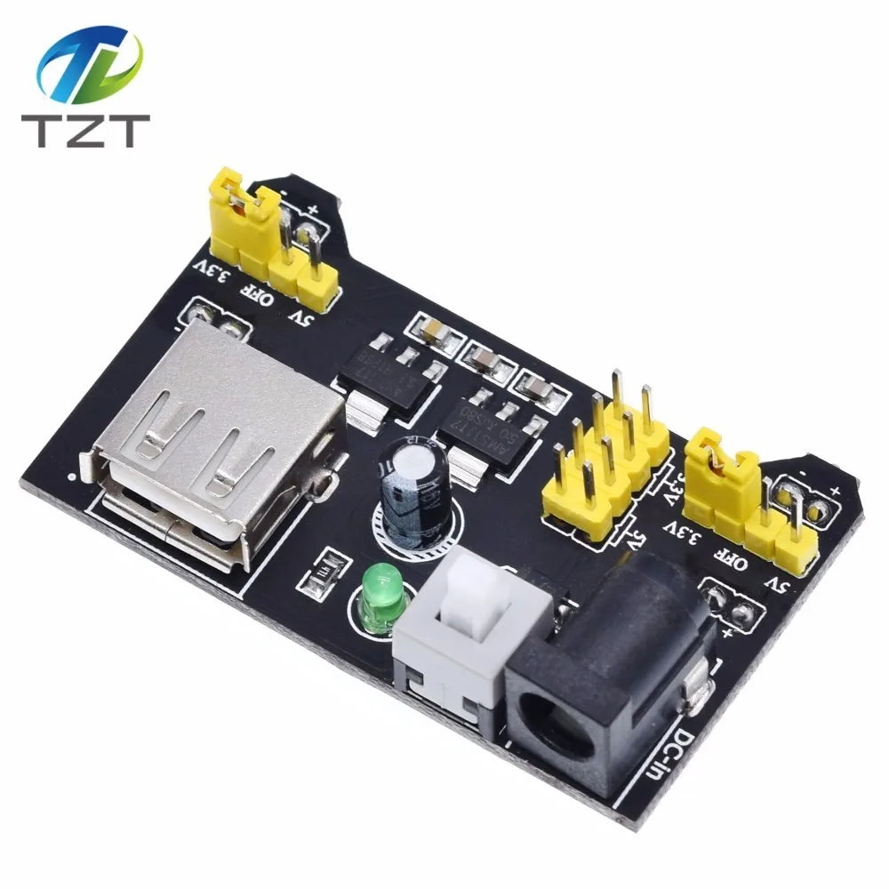 MB102 Breadboard-Stromversorgungsmodul 2-Wege MB102 weißes – Bild 6