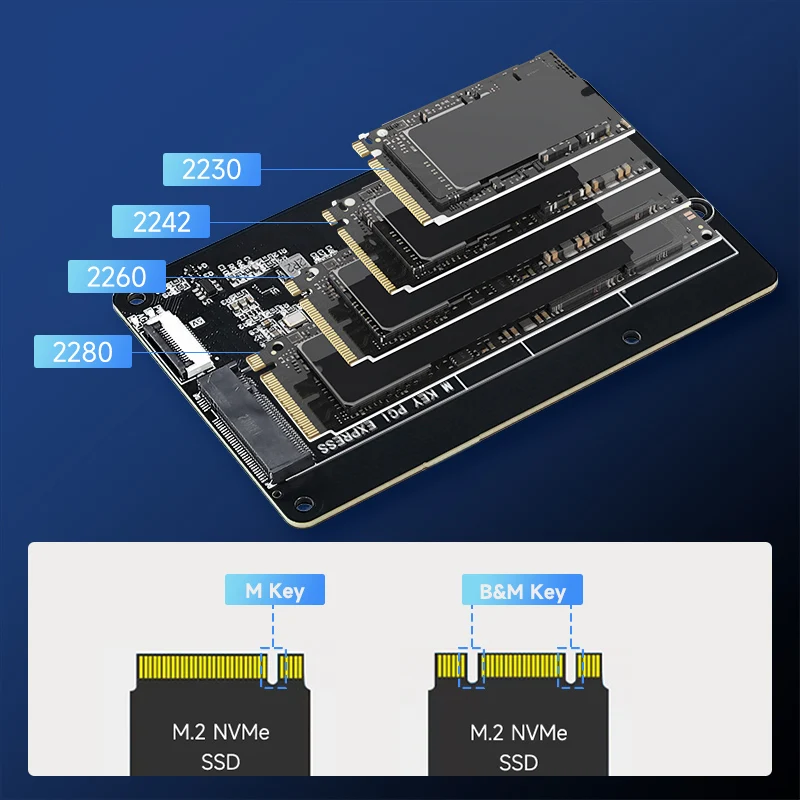 Raspberry Pi 5 NVME PCIe zu M.2 SSD Solid State Drive – Bild 2