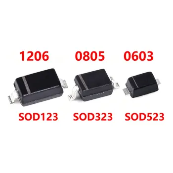SMD-Dioden 1N5819 UF4007 MMBD4148 1N4148WS 1N5819WS B5819WS A7 A4 T4 S4 T7 SOD123 323 523 1206 (100 Stück)