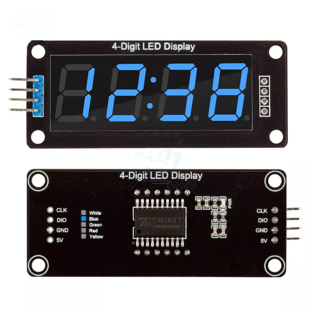 TM1637 0,56 zoll 5V 4 Bit LED Digital Rohr Display 7 Segmente Rot Grün – Bild 3