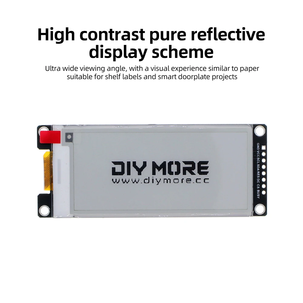2,9-Zoll-E-Ink-Display DC 2,2-3,7 V SSD1680Z-Chip – Bild 2