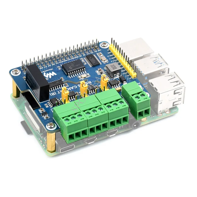 Raspberry Pi RS485 Isolierter CAN-Erweiterungs-HAT Dual RS485 CAN – Bild 5