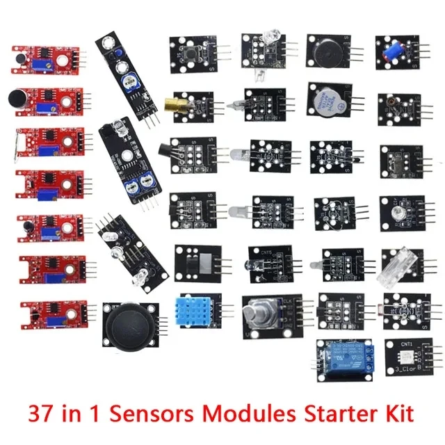 45 in 1 Sensoren Module Starter Kit für arduino, besser als 37in1 sensor kit 37 in 1 Sensor Kit whit box