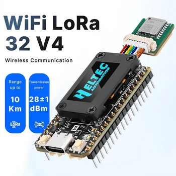 Meshtastic Heltec LoRa 32 V4 0,96 Zoll OLED Solarbetriebenes LoRa 32 Entwicklungsboard GPS ESP32 SX1262 WiFi